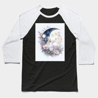 Moon poster art design Baseball T-Shirt